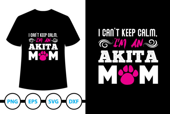 Akita Dog T-Shirt Design 9: A Versatile Embroidery File for Crafters