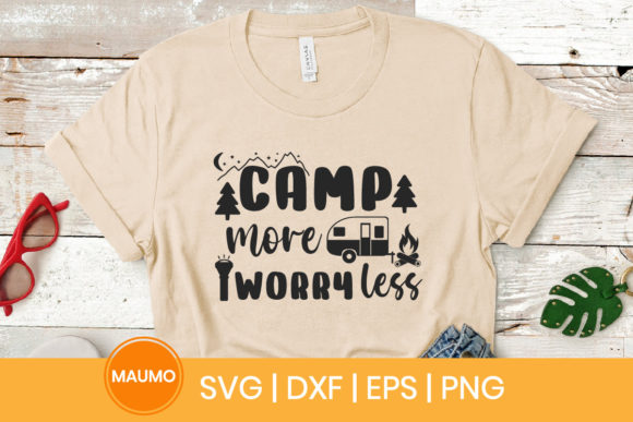 Camp More Worry Less SVG Review for Real Embroidery Projects