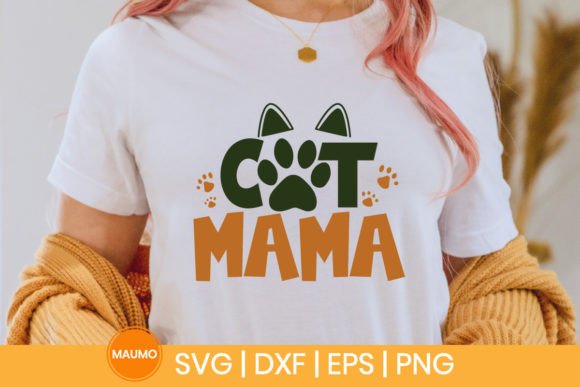 Cat Quote, Cat Mama: A Warm and Playful Embroidery Design for Real Projects