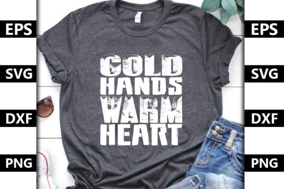 Cat Quote Design, Gold Hands Warm Heart Review