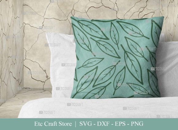 Leaves Pattern SVG Cut File for Real Embroidery Projects