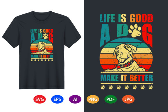 Life Is Good a Dog Make It Better Embroidery Design Review