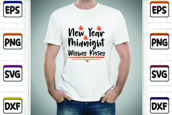 New Year Midnight Wishes Kisses: A Designer’s Perspective